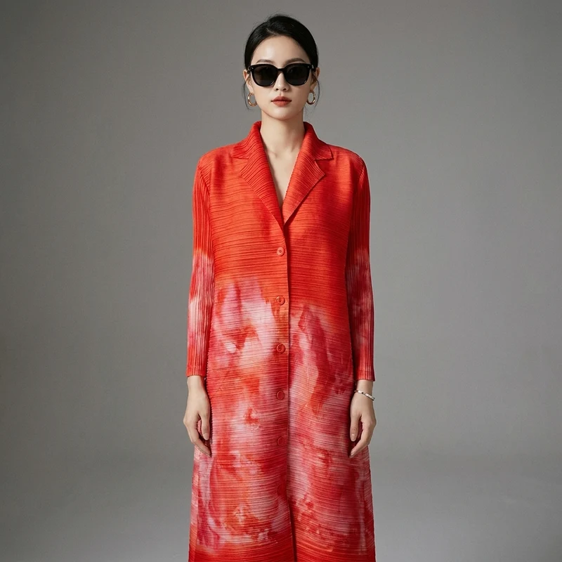 Robe Plissée Imprimée Polo