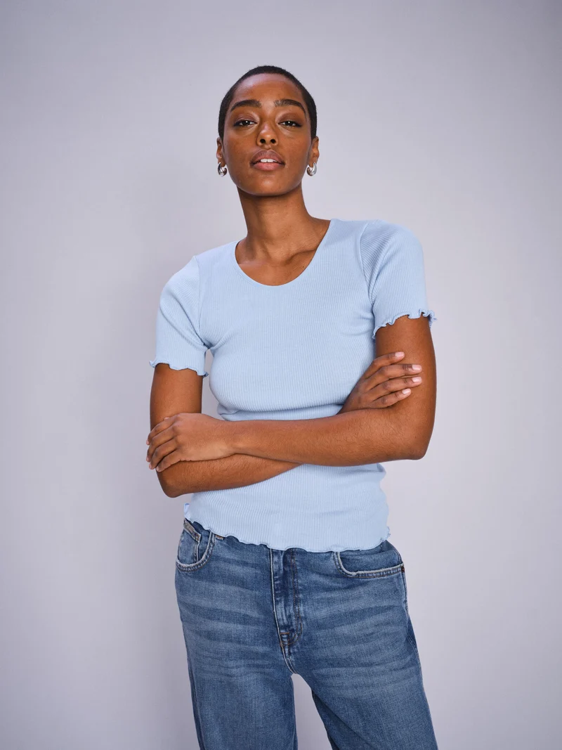 MMElaine Seamless Silk Tee