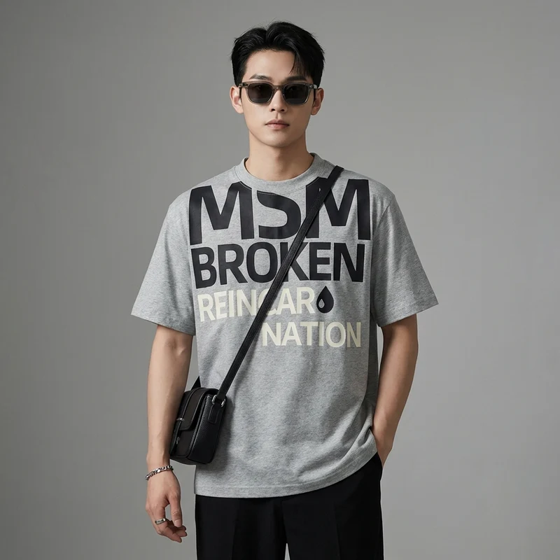 T-Shirt Imprimé Oversize