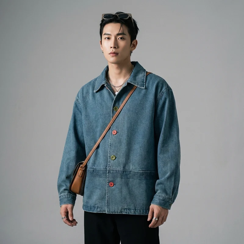 Veste Denim Oversize