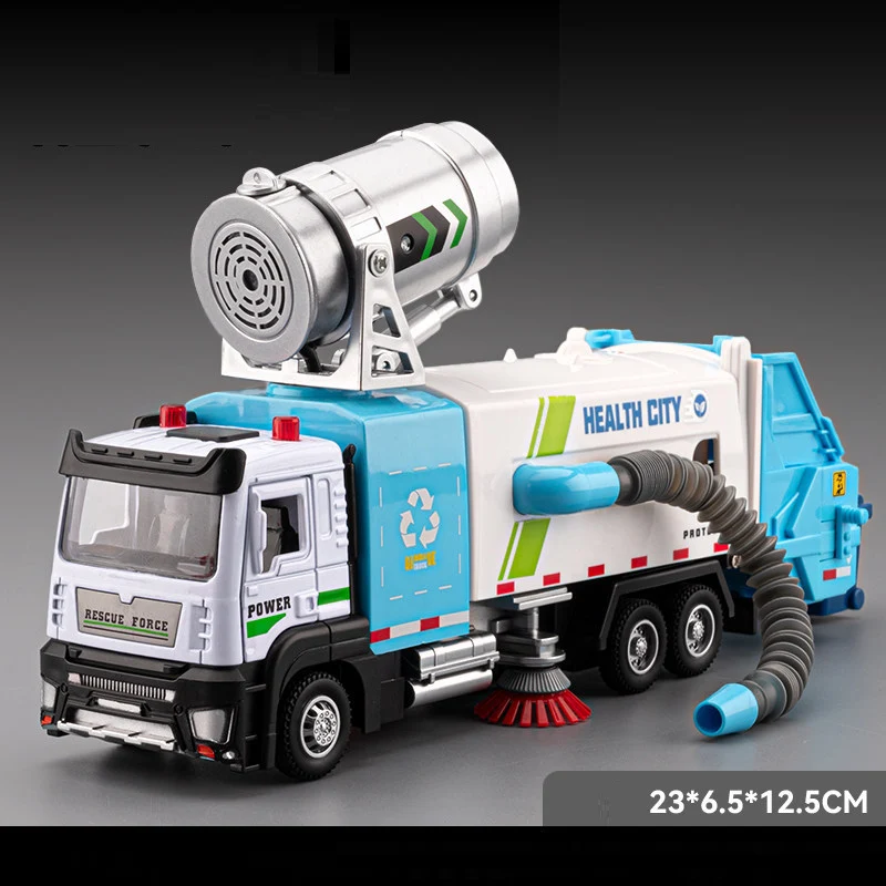 Kletshuts™ CleaningTruck: Realistisk Mini Gatustädning Leksaksbil För Barn