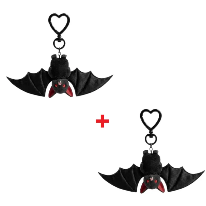 Kletshuts™ HalloweenKeychain 1+1 GRATIS - Plysch Flygande Fladdermus Halloween Nyckelring