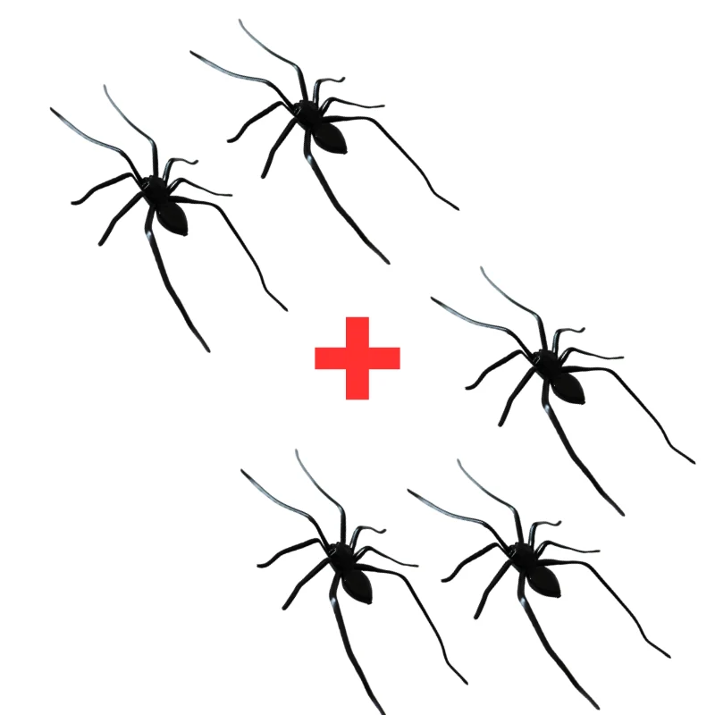 MagneticSpider 2+3 GRATIS: Magnetisk Realistisk 3D Spindel Dekor För Kylskåp