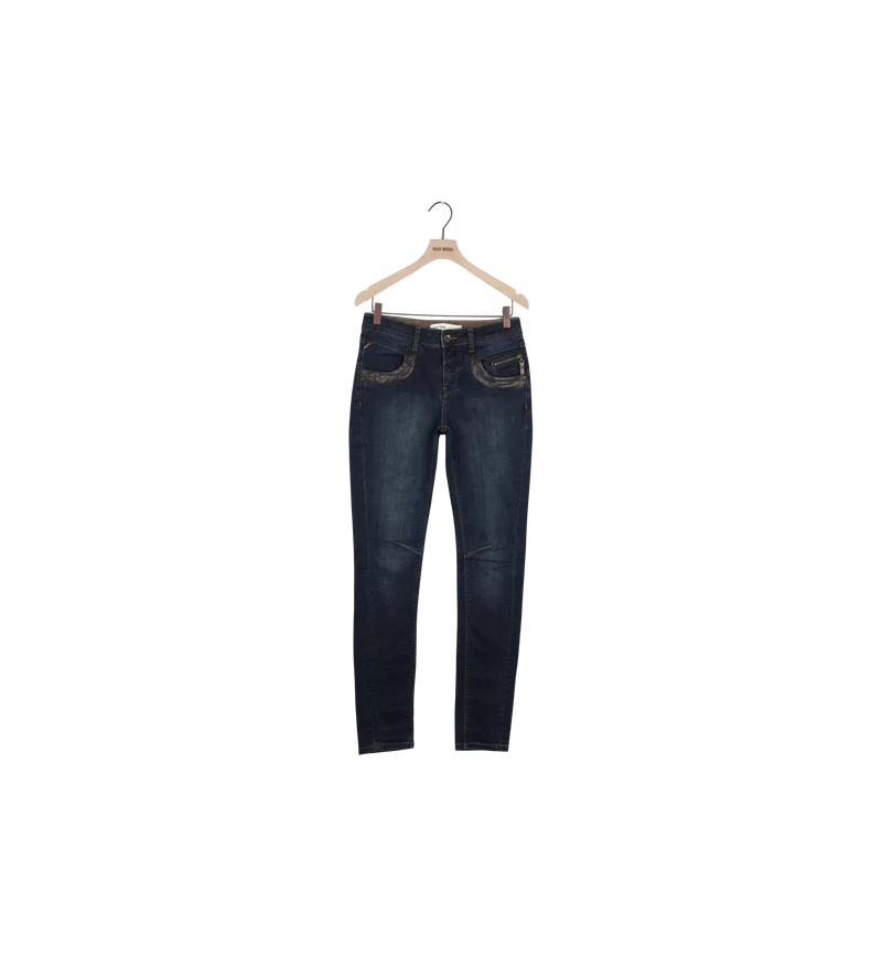 ReLoved - MMNaomi Glam Leather Jeans / 26