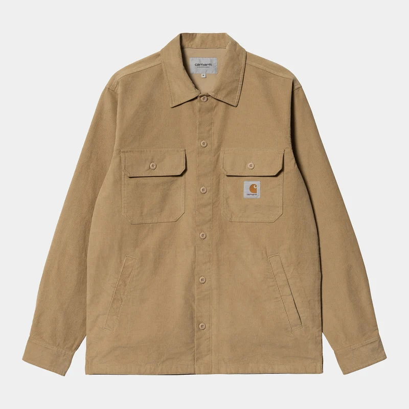Carhartt WIP Herr Dixon Shirt Jacka - Dusty Hamilton Brown