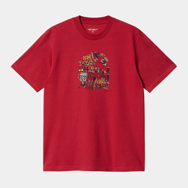 Carhartt WIP Fyrverkeri kortärmad t-shirt för män - Arcade