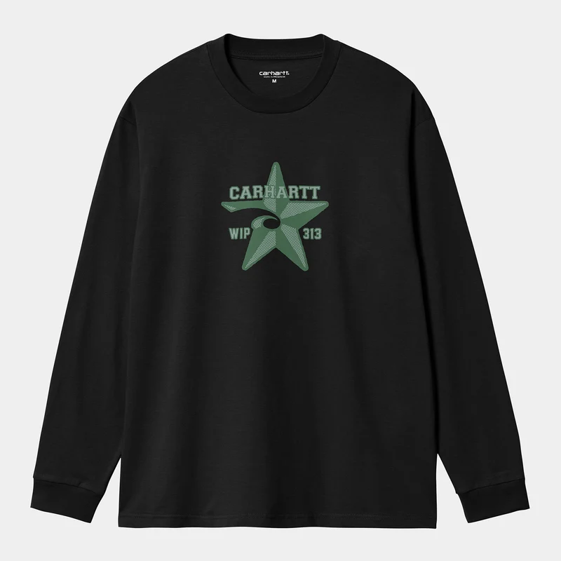 Carhartt WIP Långärmad Sheriff T-shirt för herr - Svart