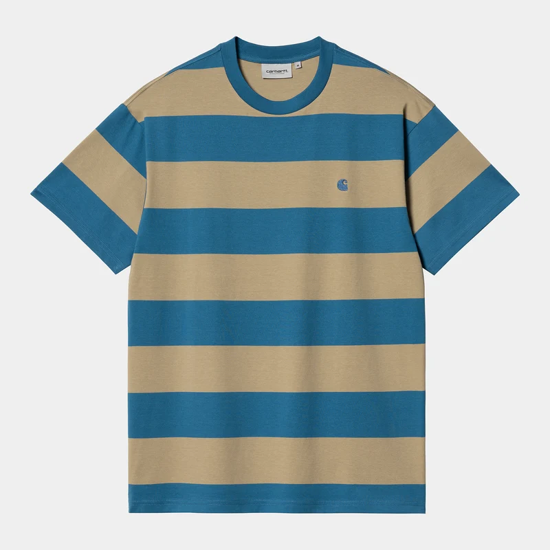 Carhartt WIP Dampier kortärmad t-shirt för män - Amalfi