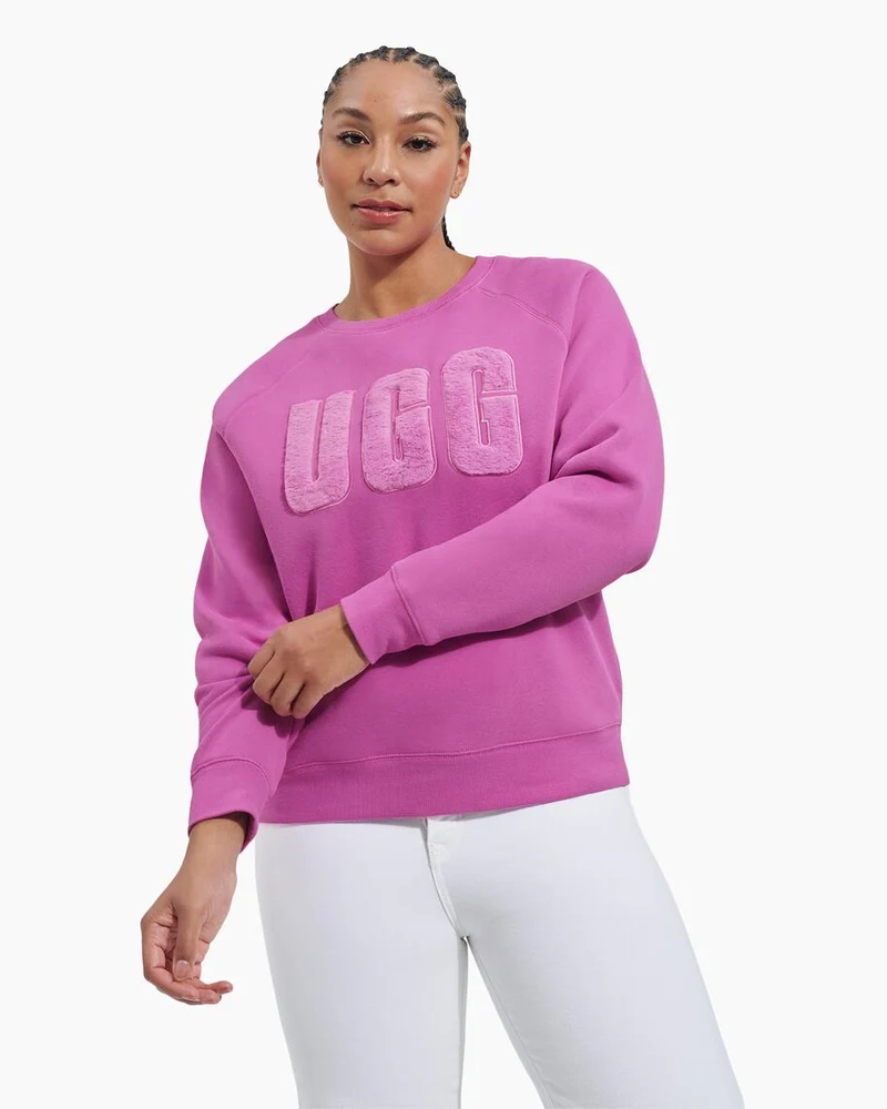 UGG Dam Madeline Fuzzy Logo Topp - Bodacious