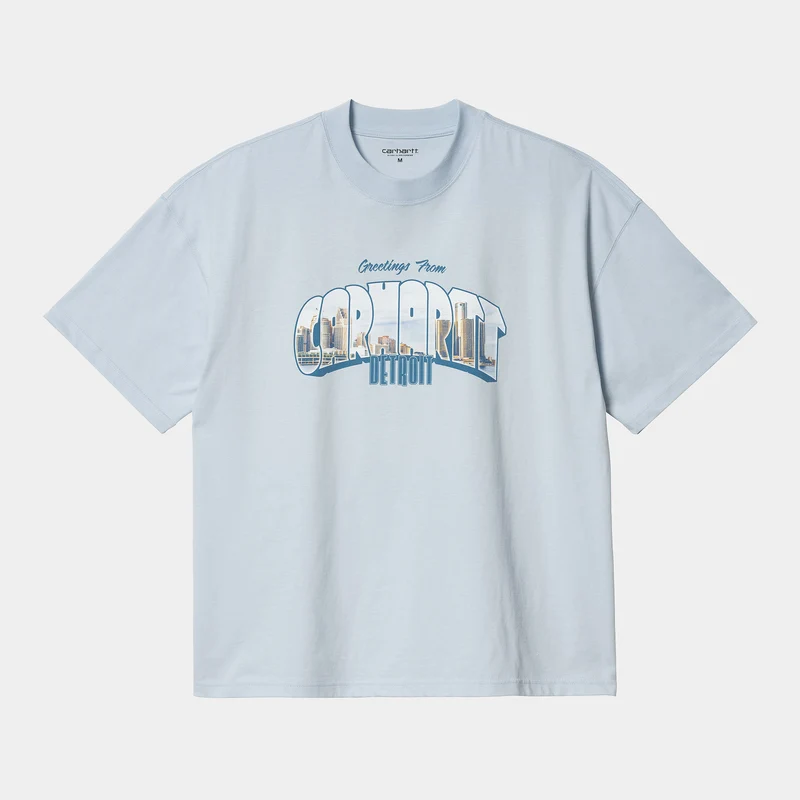 Carhartt WIP Herr Greetings Kortärmad T-shirt - Icarus