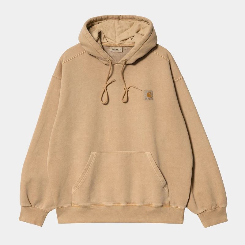 Carhartt WIP Nelson Sweat Hoodie för herr - Dusty Hamilton Brown
