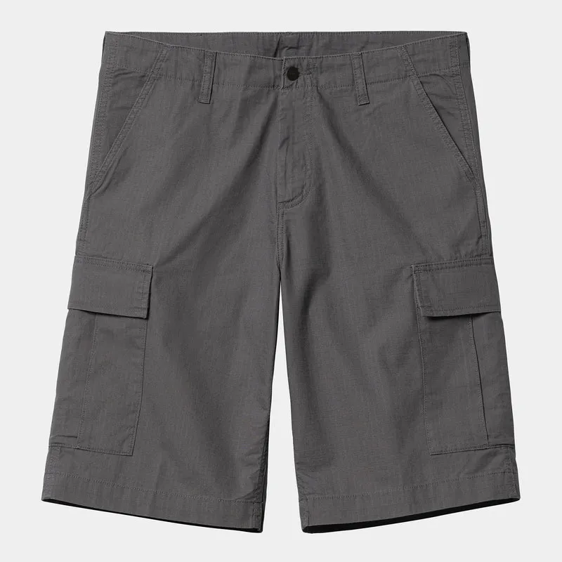 Carhartt WIP Herr Regular Cargo Shorts - Rhino Rinsed