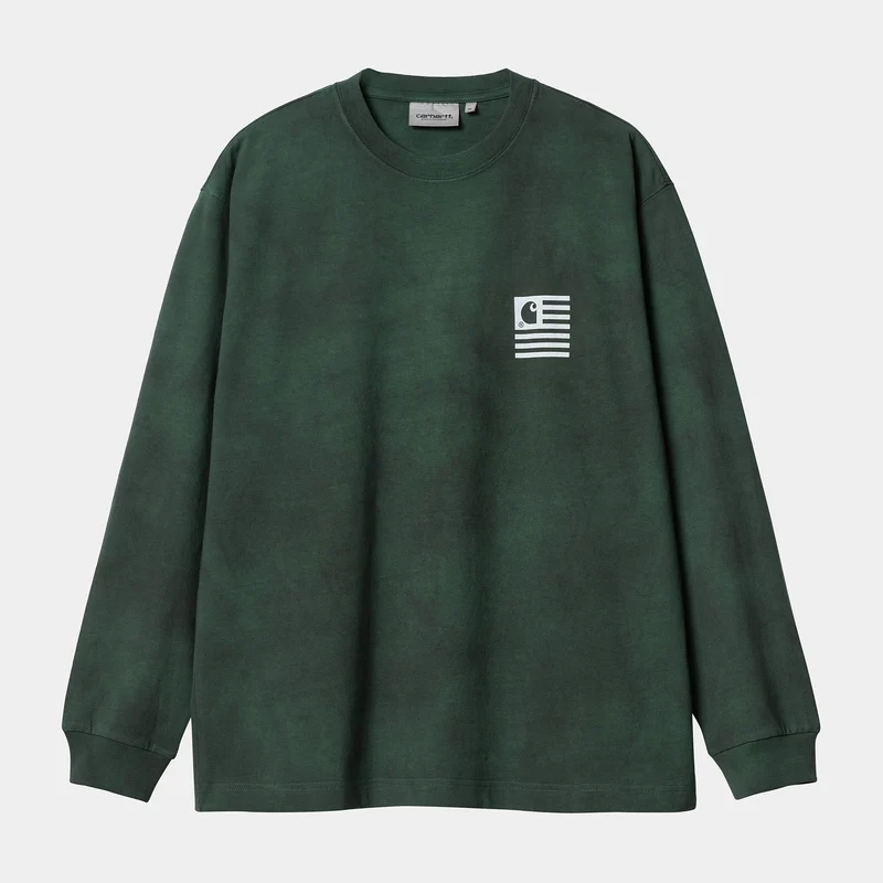 Carhartt WIP Chromo långärmad t-shirt för män - Treehouse