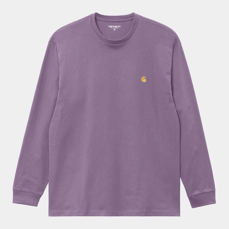 Carhartt WIP Chase långärmad t-shirt för män - Violanda