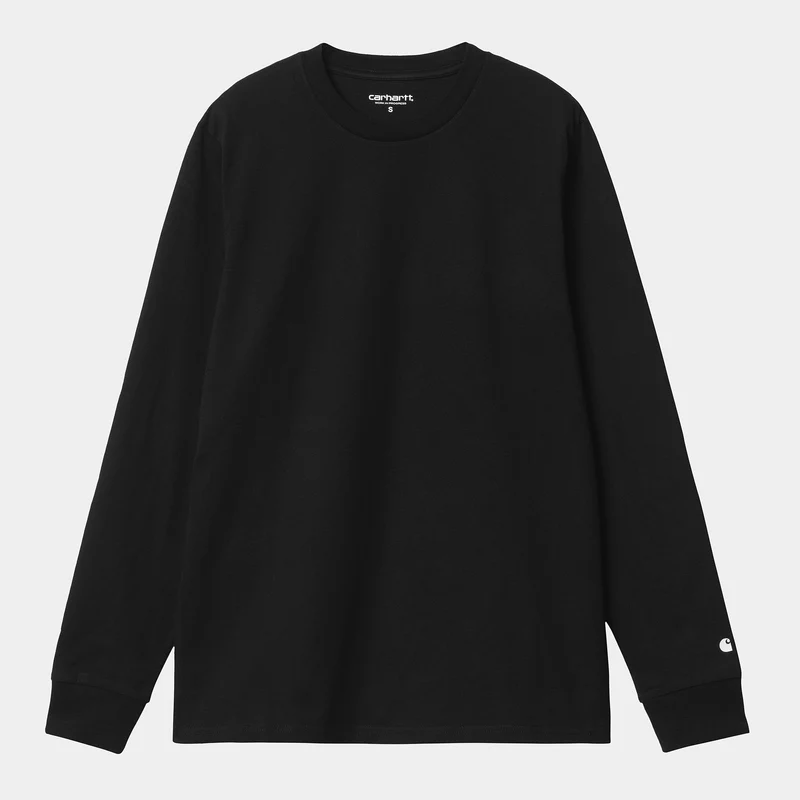 Carhartt WIP Herr Base Långärmad T-shirt - Svart
