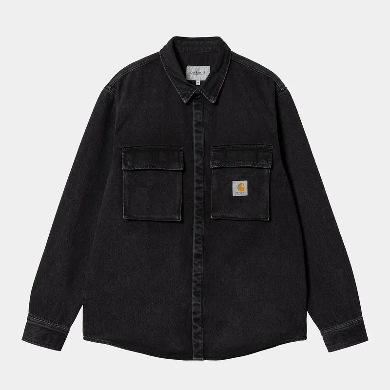 Carhartt WIP Herr Monterey Skjorta Jacka - Svart