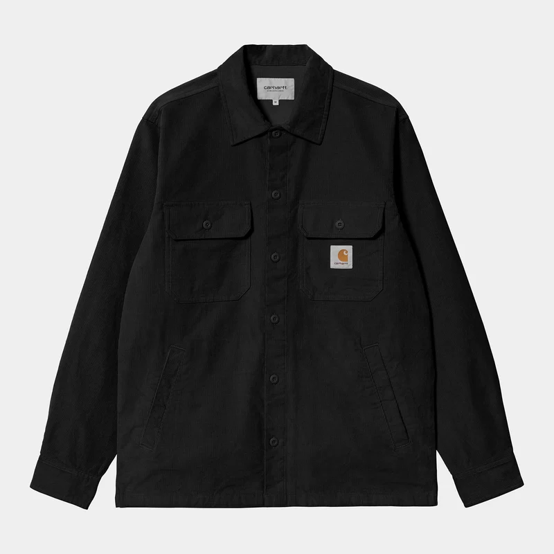 Carhartt WIP Herr Dixon Shirt Jacka - Svart