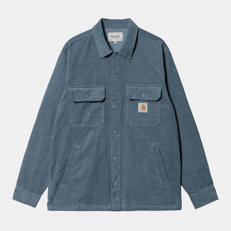 Carhartt WIP Herr Dixon Shirt Jacka - Storm Blue
