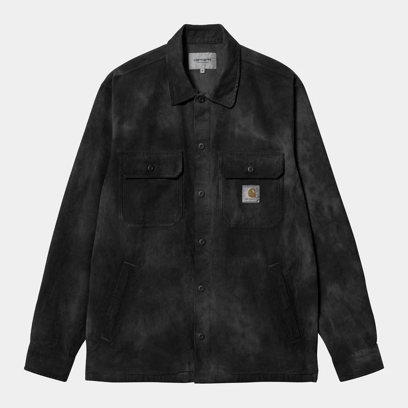 Carhartt WIP Herr Dixon Chromo Shirt Jacka - Svart