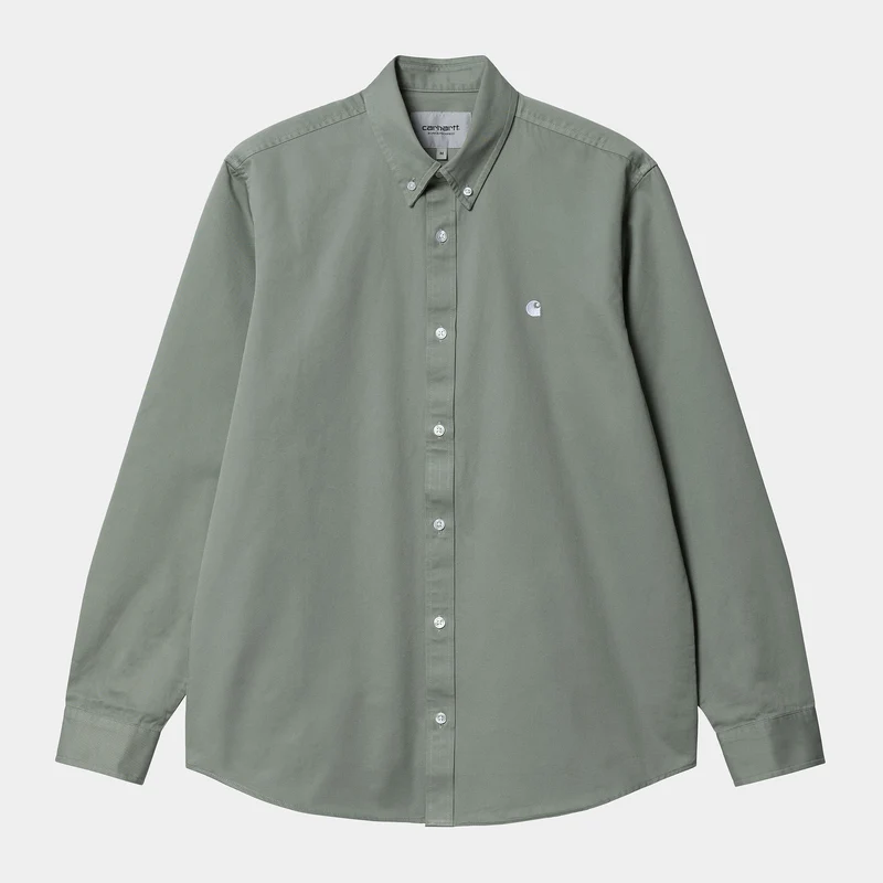 Carhartt WIP Madison långärmad skjorta för herr - Yucca