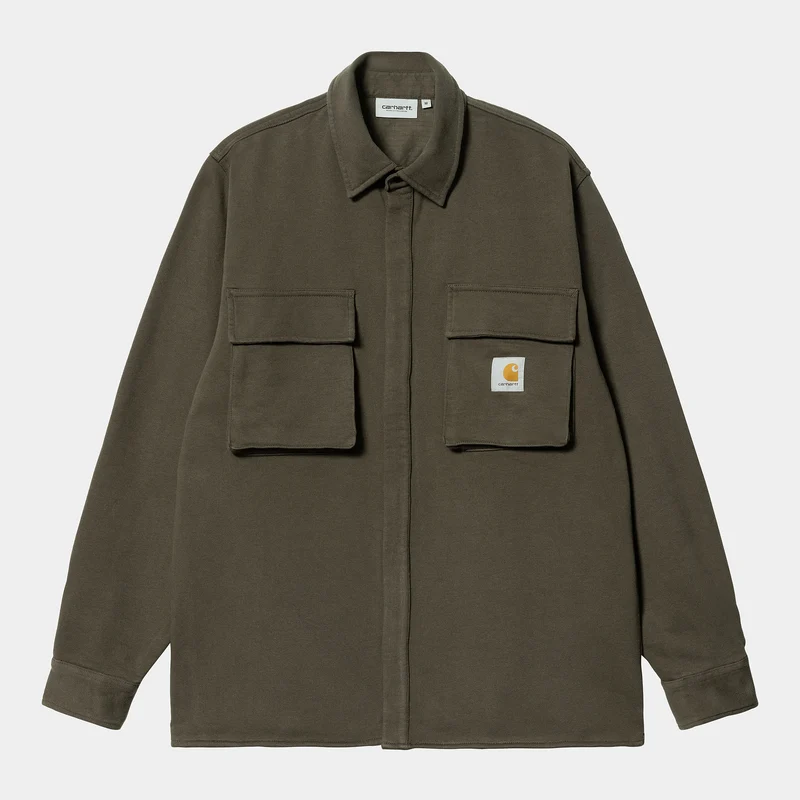 Carhartt WIP Herr Wade Sweat Top - Cypress Stone Washed