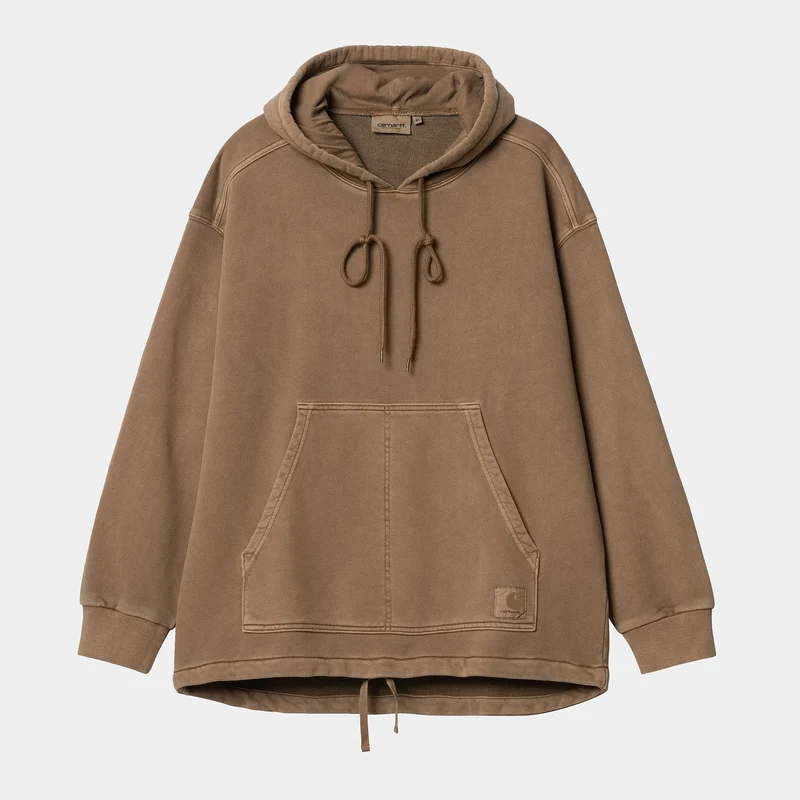 Carhartt WIP Herr Arling Sweat Hoodie - Tamarind Garment Dyed