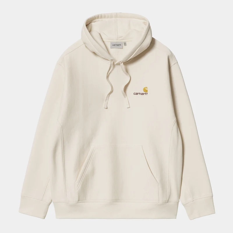Carhartt WIP Herr American Script Träningströja - Naturfärgad