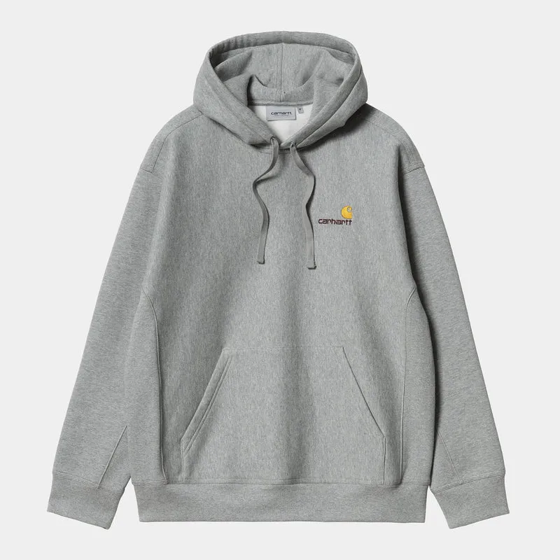 Carhartt WIP Herr American Script Mjukisbyxa - Grå Ljung