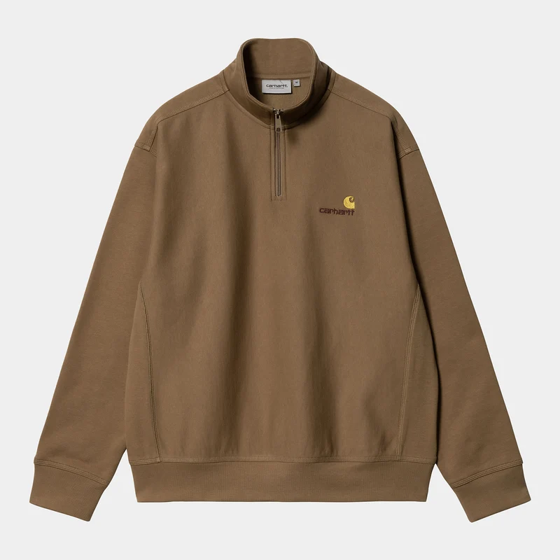 Carhartt WIP Herr Halv dragkedja American Script Träningströja - Buffalo