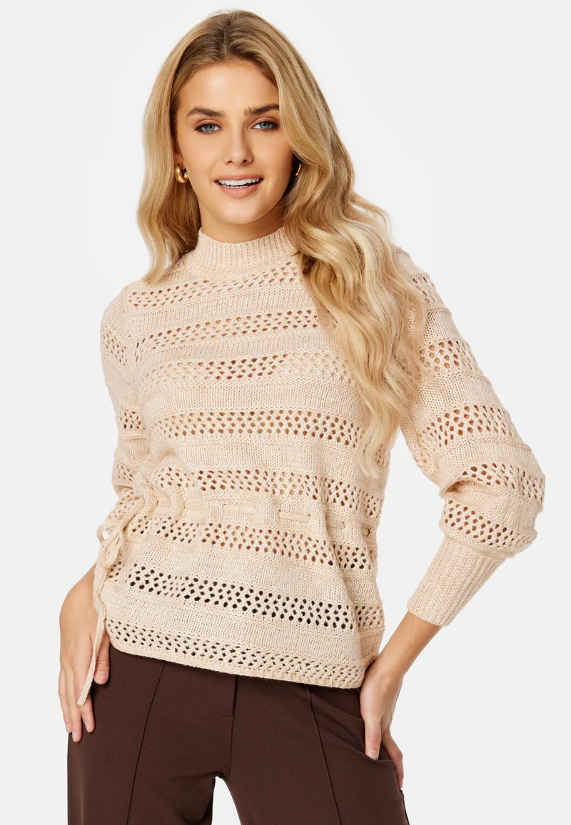 Be 3/4 Pointelle Knit Top
