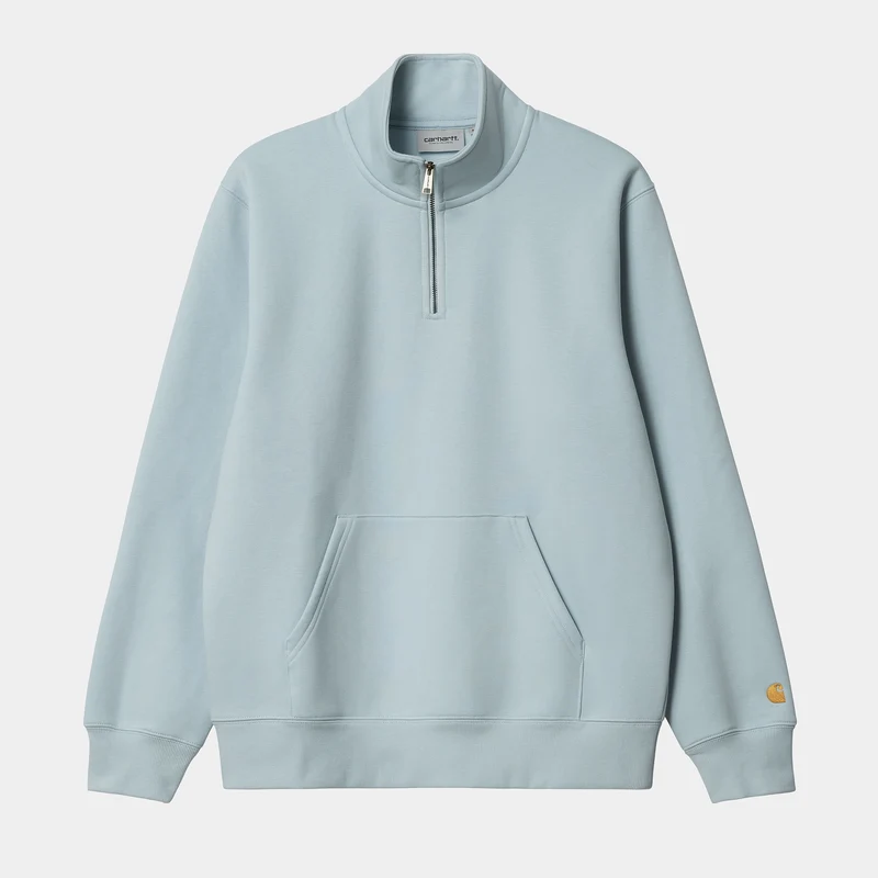 Carhartt WIP Herr Chase Zip Sweat Top - Icarus / Guld