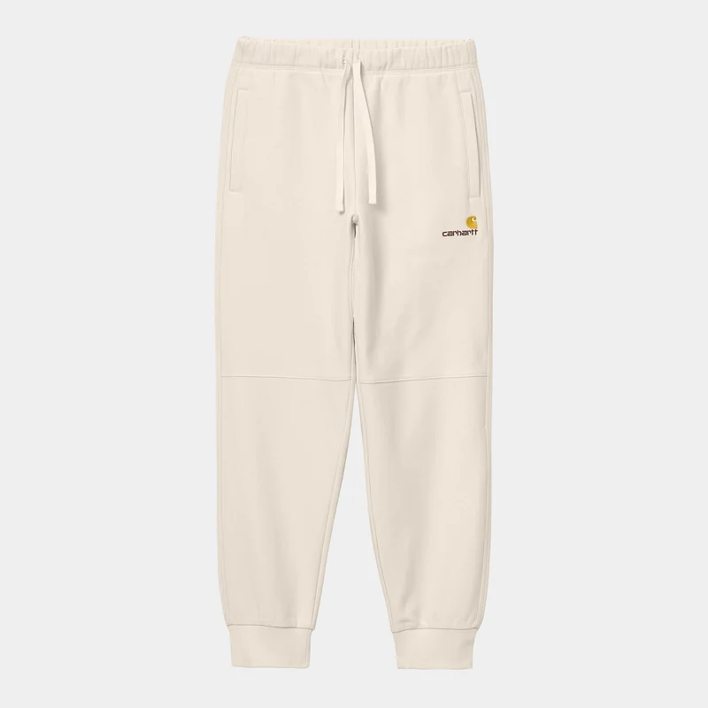 Carhartt WIP Herr American Script Joggingbyxor - Naturfärgade