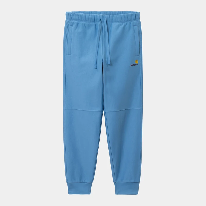 Carhartt WIP Herr American Script Joggingbyxor - Piscine