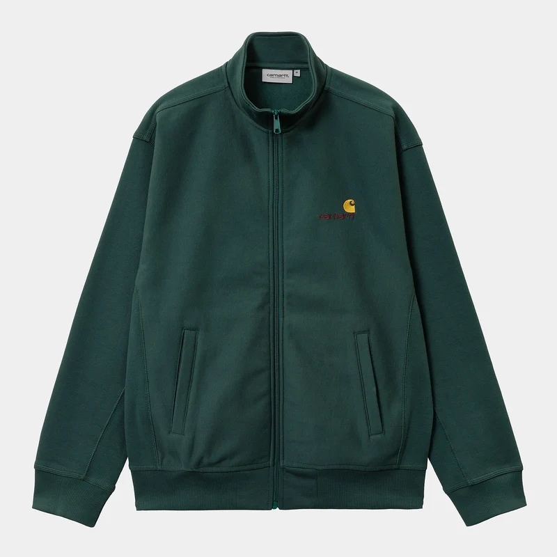 Carhartt WIP Herr American Script Jacka - Botanisk