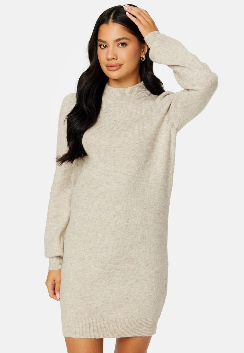 Rue L/S High Neck Dress