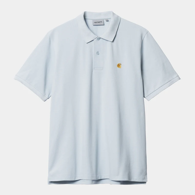 Carhartt WIP Chase Pique kortärmad pikétröja för män - Icarus