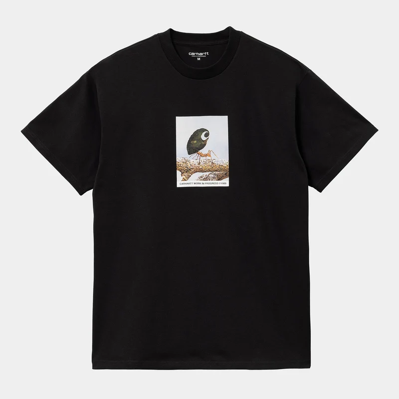 Carhartt WIP Herr Antleaf kortärmad T-shirt - Svart