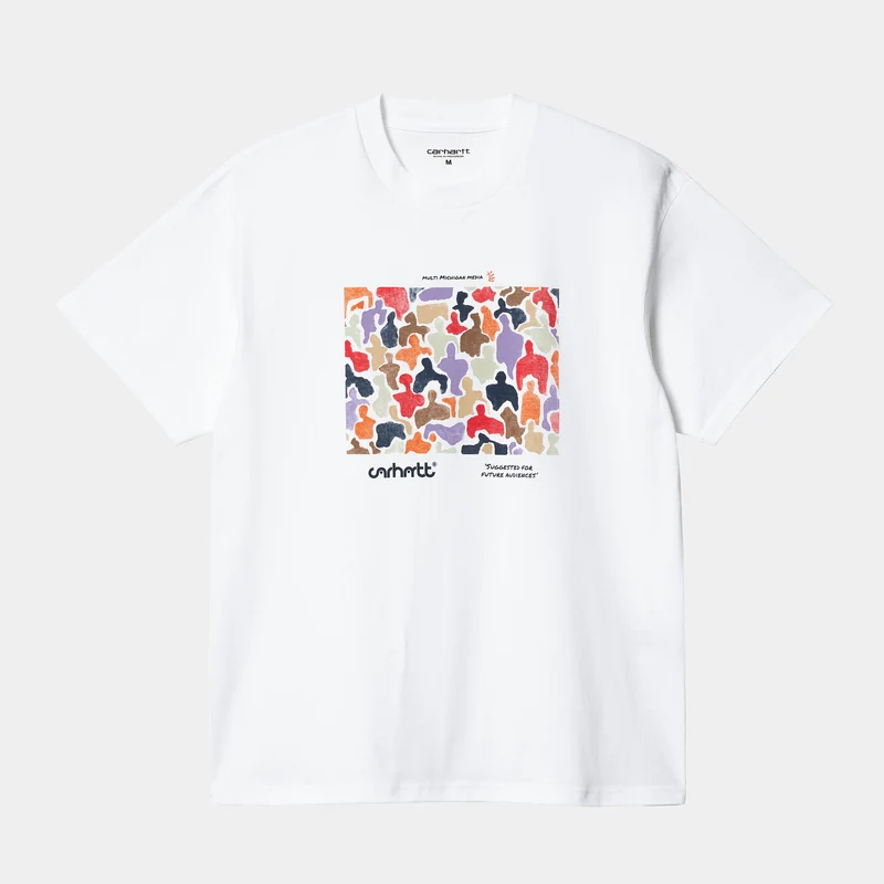 Carhartt WIP Unity kortärmad t-shirt för män - Vit