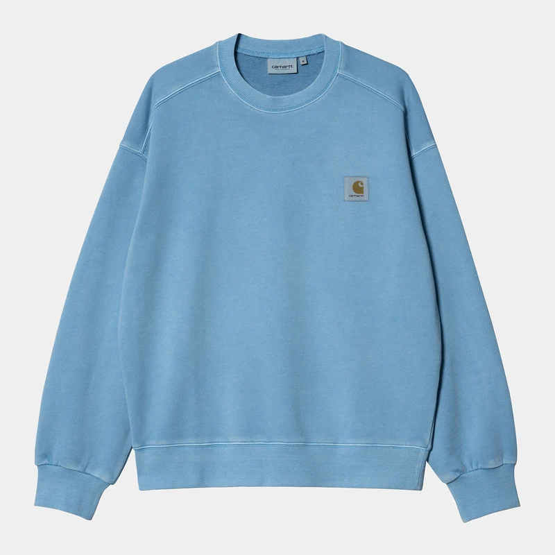 Carhartt WIP Herr Nelson Sweat Top - Piscine