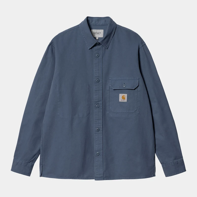 Carhartt WIP Herr Reno Shirt Jacka - Storm Blue