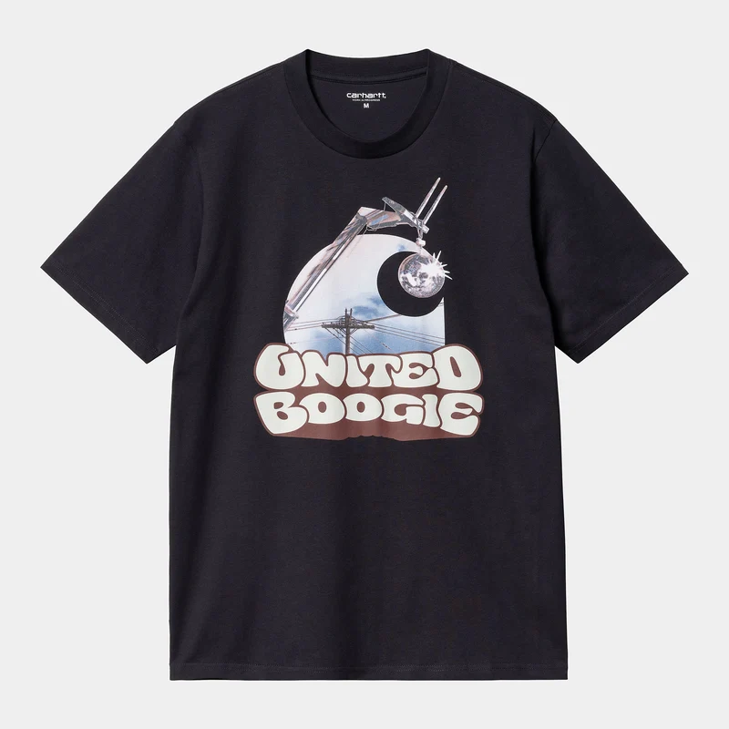 Carhartt WIP Herr United kortärmad T-shirt - Svart