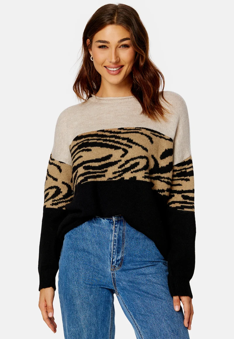 Jade Animal L/S Pullover