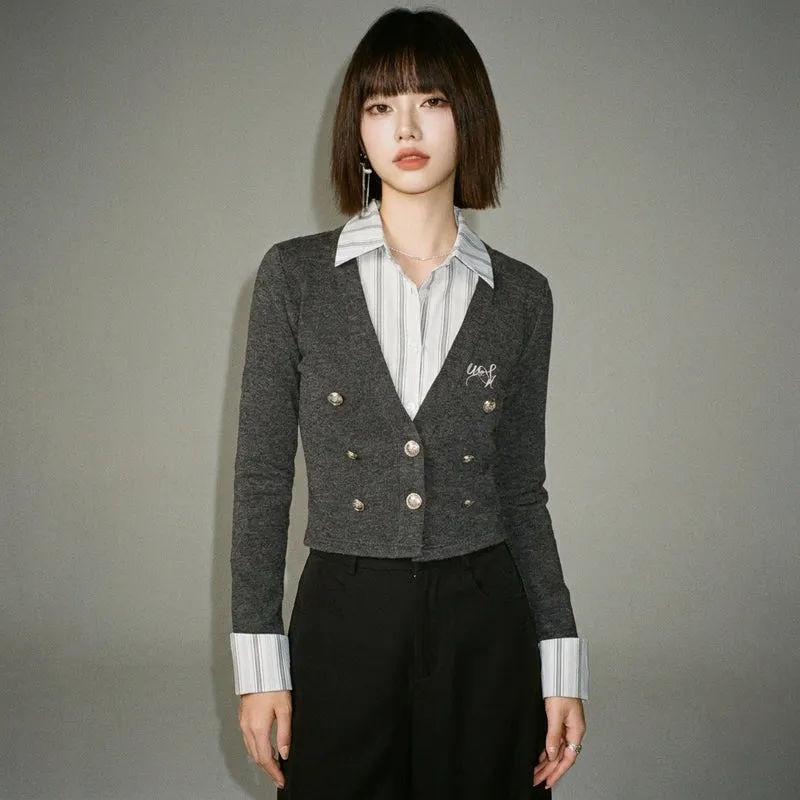 Ensemble Maille Bicolore