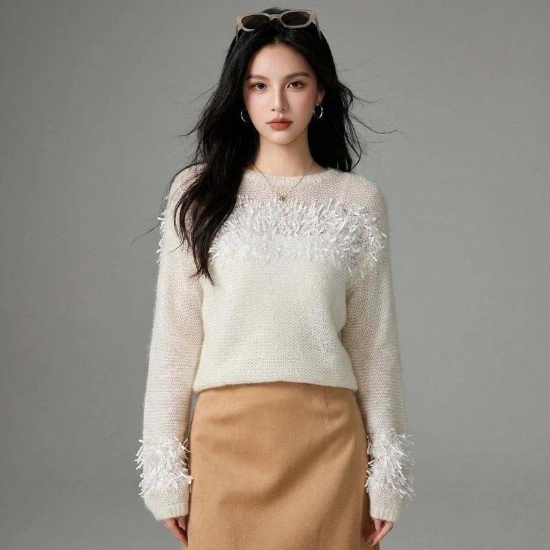 Cardigan Maille Papillon Coréen