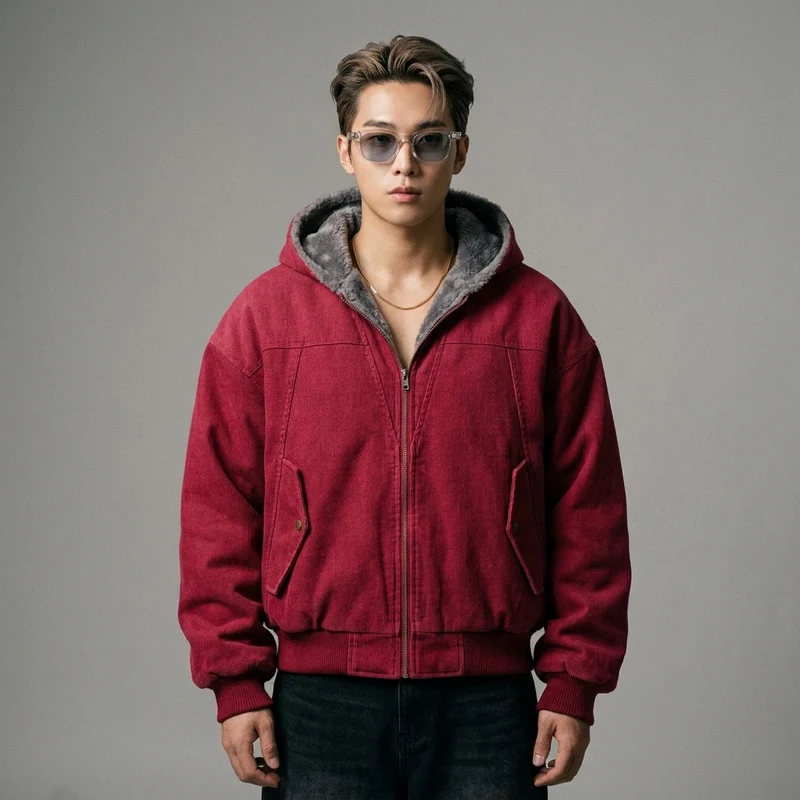 Manteau Hiver Réversible Streetwear