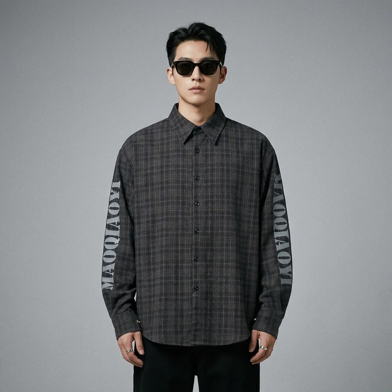 Chemise à Carreaux Oversize