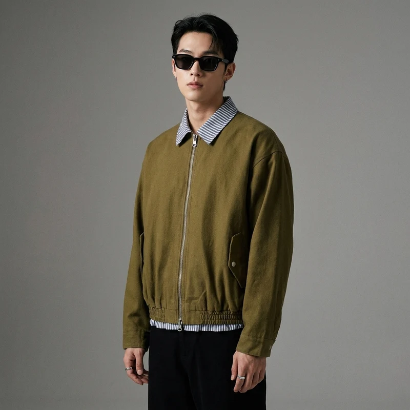 Veste Streetwear Rayée