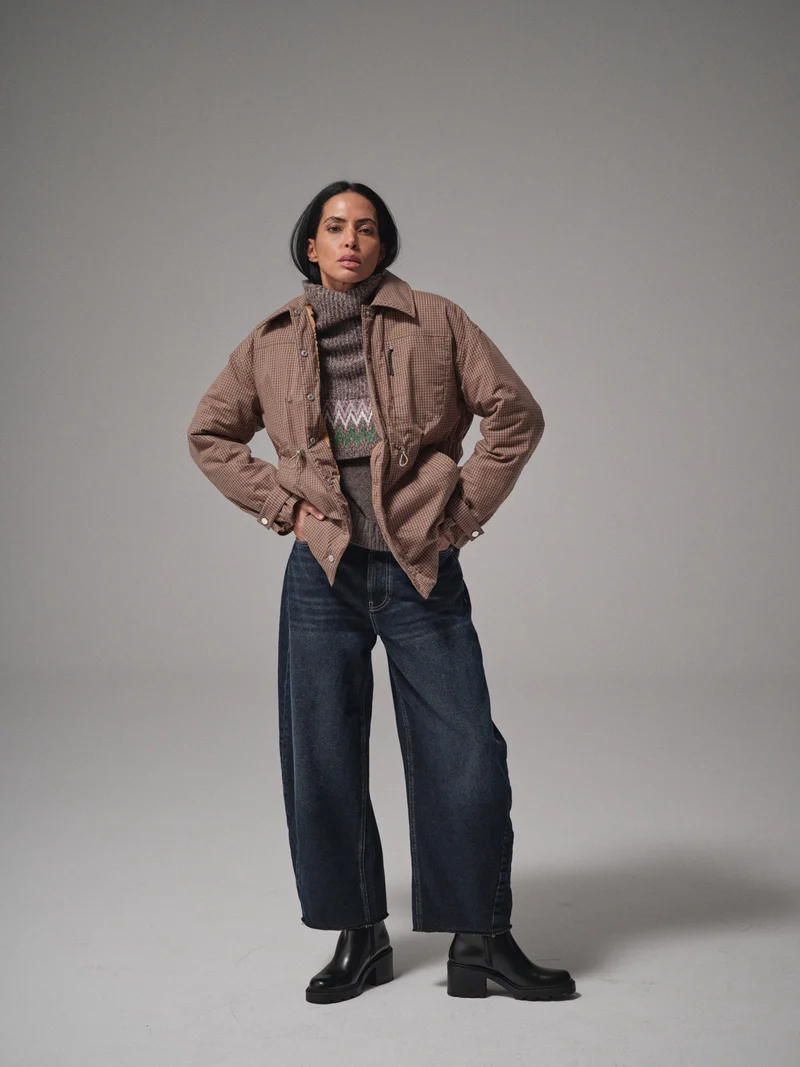 MMHRent Down Check Jacket