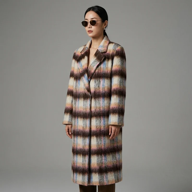 Manteau Long Oversize Laine