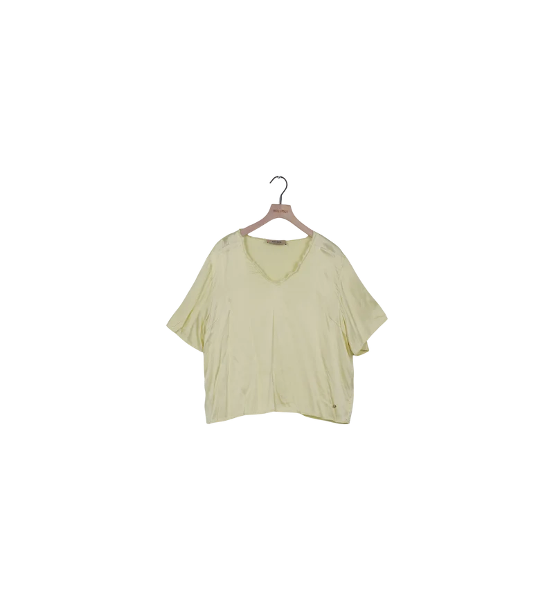 ReLoved - MMEvie V-Neck Satin Blouse / M